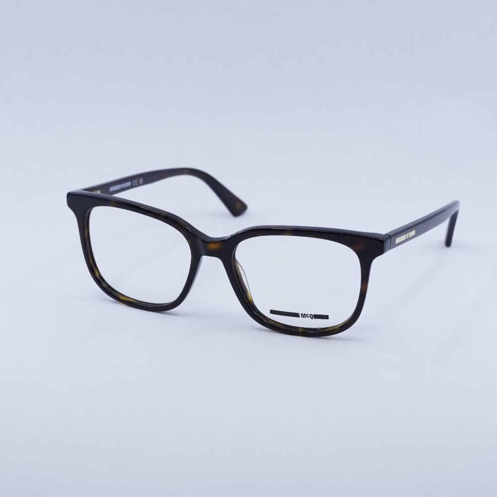 McQ by Alexander McQueen MQ0276O 002 Eyeglasses Havana 52mm Square Frame